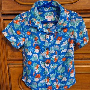 Cat & Jack 3 T Hawaiian Shirt  Tropical